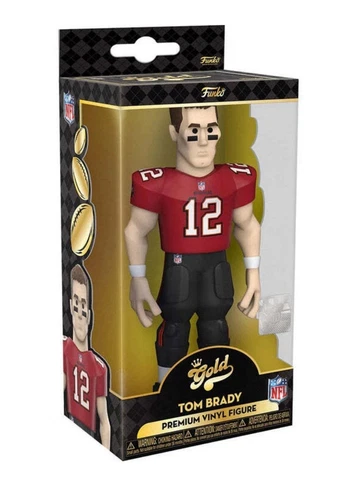 Funko Gold 5" Tom Brady Buccaneers Series 1 NFL New