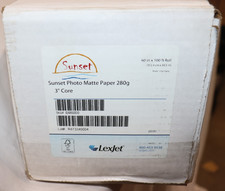 Sunset Photo Matte Paper 280g - 60in x 100ft, Compatible with Aqueous and Latex
