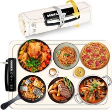 Food Warming Mat, Electric Warming Tray for Buffets Party, 7 Temp Settings, 2...