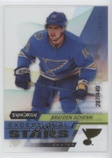 2020 Upper Deck Synergy Exceptional Stars Gold 287/449 Brayden Schenn #ES-37 z6b