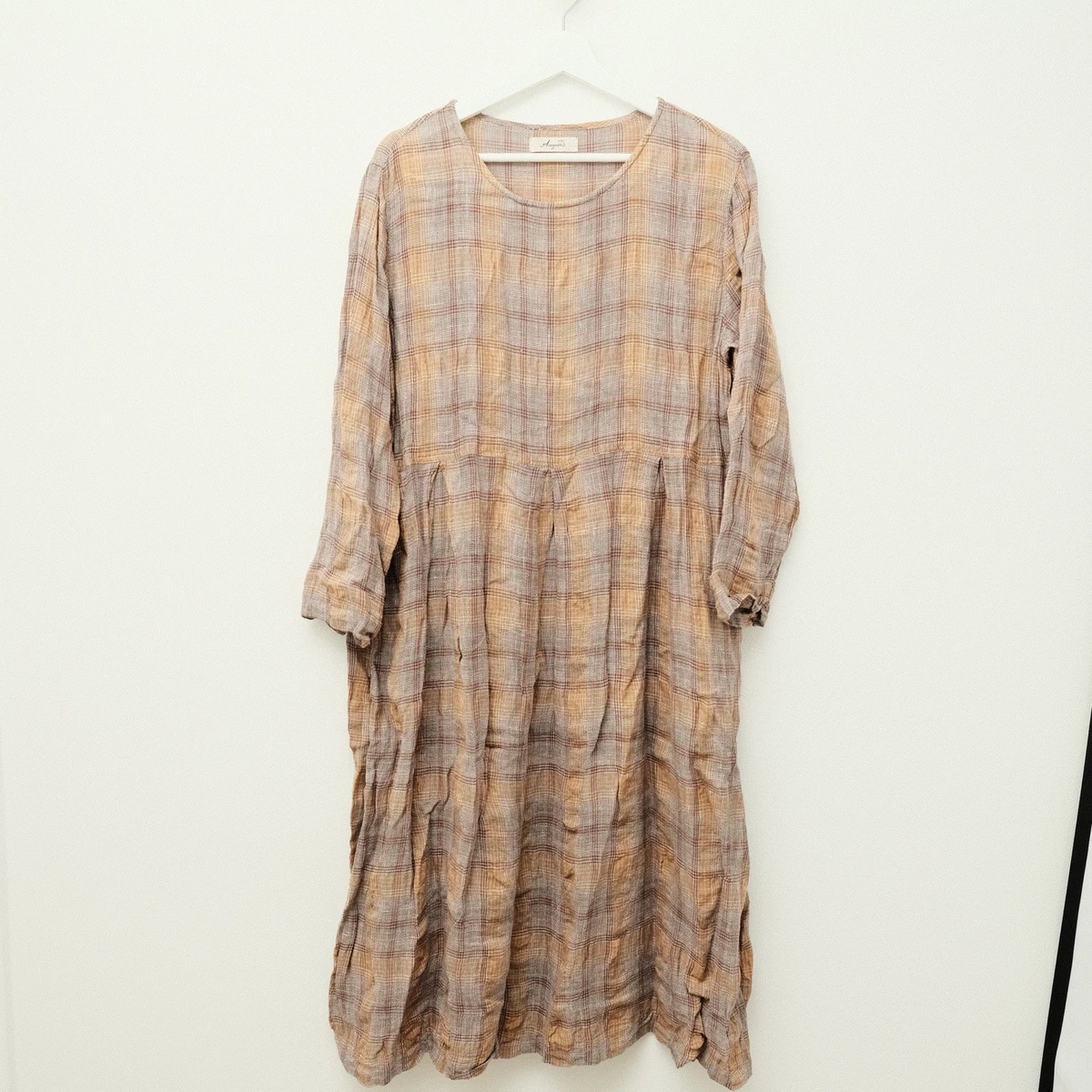 brown cowl neck maxi dress Halvar Linen Maxi Dress Brown Espresso main image 1