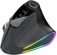 Ergonomic Vertical Mouse Wireless, Rechargeable Bluetooth Ultra-Fast Scrolling 4