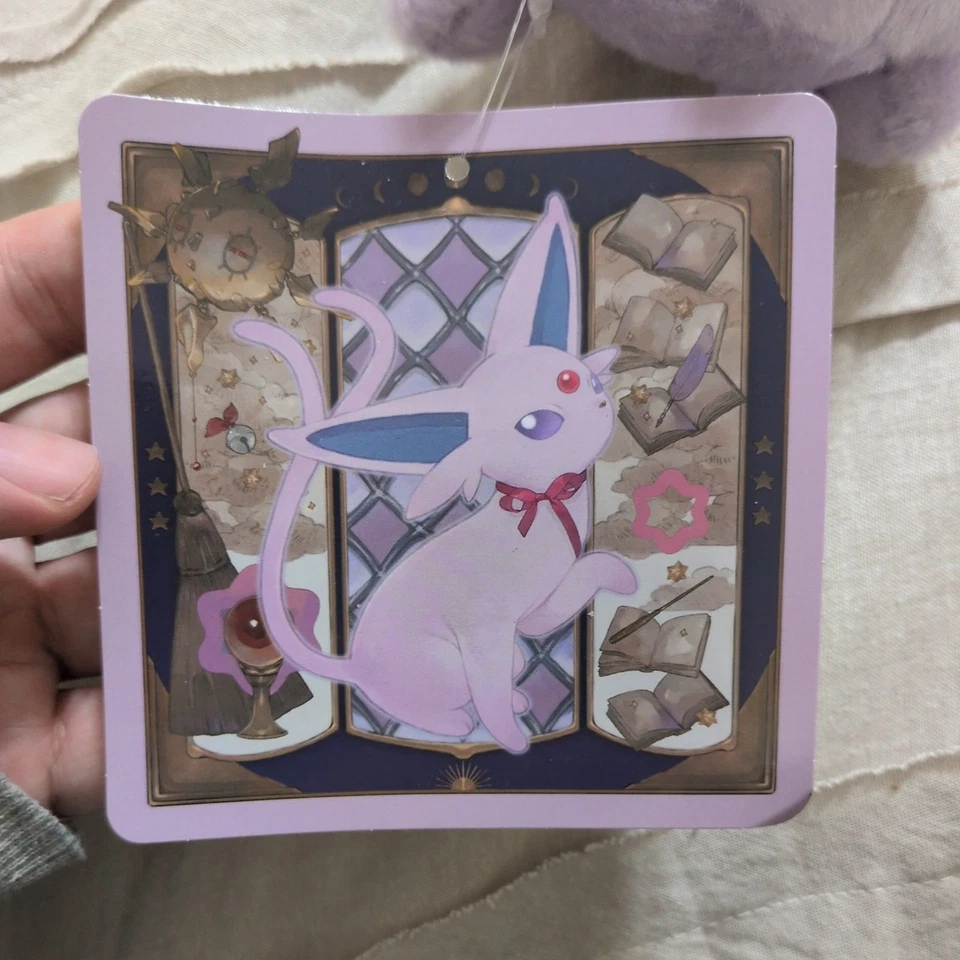 Juguete de peluche Pokemon Center Original Goods Eevee Collection Espeon vendedor de EE. UU. 7 pulgadas Foto 3 de 3