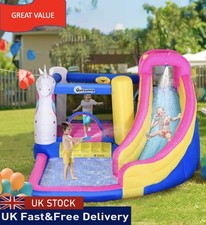 Bouncy Castle for Children with Blower, for Ages 3-8 Years 5 in 1