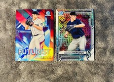 Emerson Hancock 2021 Bowman Chrome Mojo Refractor & Futures Silver Refractor