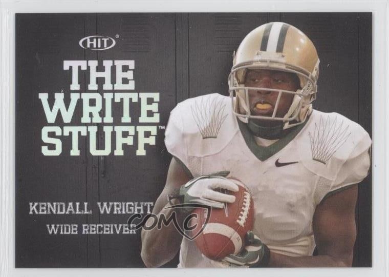 2012 SAGE Hit The Write Stuff Kendall Wright #WS20 Rookie RC 5v6