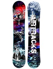 AIRTRACKS Snowboard Fantasy Carbonio Flat Rocker Freestyle Allmountain 148 153 158