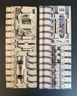 Vintage Star Wars Death Star CARDBOARD BACKDROP Pair 2 Set Original 1978 Kenner