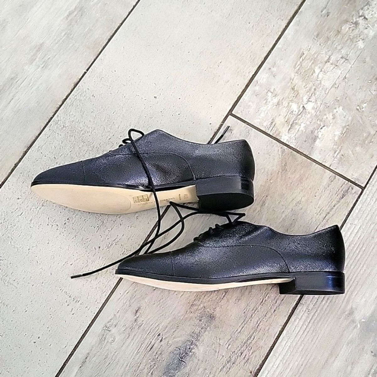 Saks Fifth Avenue black dress shoes size 9.5 Brunello Cucinelli Patent Leather Tuxedo Shoes | Saks Fifth  main image 4