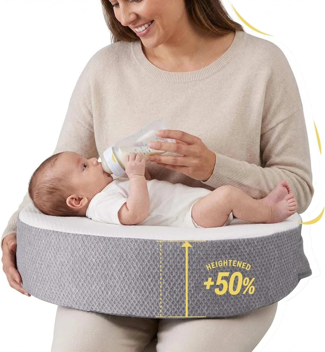 Memory Foam Nursing Pillow, Extra Wide & Thickened Breastfeeding Pillow
Opens in a new window or tab