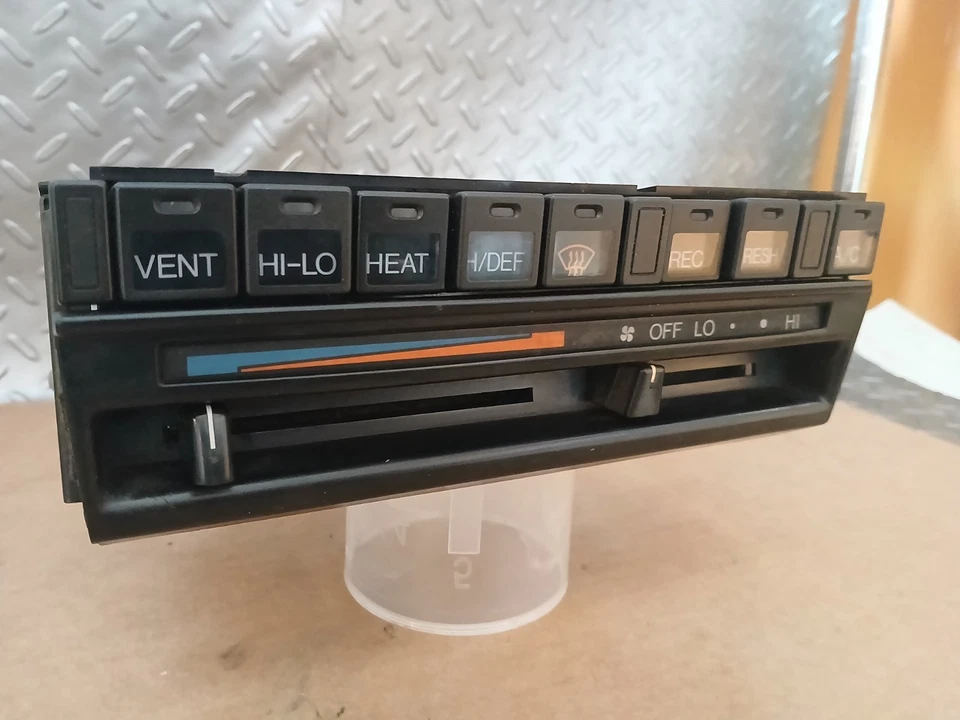 Unidad de control de temperatura climática calefacción aire acondicionado Honda Accord 1986-1989 OEM Foto 2 de 4