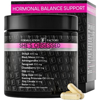 Formulation Factory Hormone Balance for Women - She's 120 Count (Pack of 1) 