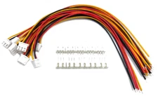 20 Sets Jst Xh 2.54 3 Pin Connector Plug Male With 200mm Wire & Female Connector