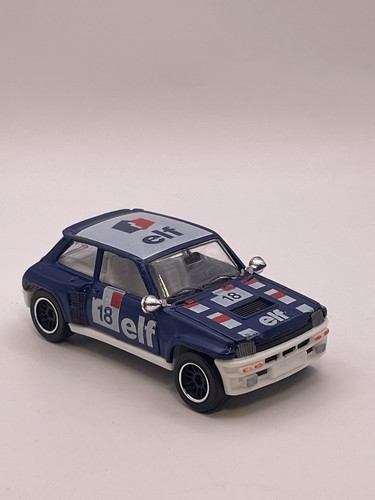 CUSTOM Corgi Renault 5 Turbo #18 elf Blue Made in Britain New Wheels & Detailed - Picture 4 of 10