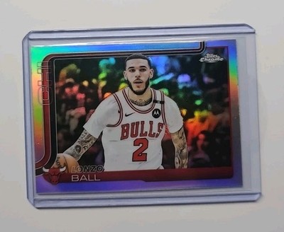 2025-26 Topps Chrome - Lonzo Ball #38 Refractor CMP Code 000 Misprint or SP