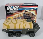 J-28 VINTAGE 1980'S HASBRO GI JOE AMPHIBIOUS PERSONNEL CARRIER APC WITH BOX
