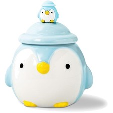 Pinguin Tasse, Keramik, Limitiert, Lustig, 400ml, Geschenk, Deckel, Löffel, K...