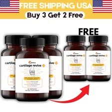 (5Pack) UpWellness Cartilage Revive + Joint Support Supplement for Men and Women