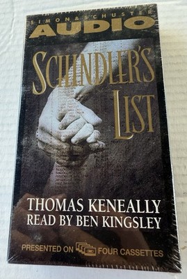 Schindler's List Thomas Keneally 1993 Audio Cassette Book On Tape New Sealed