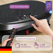 Piastra vibrante 3D 199 livelli, fino a 200 kg allenatore vibrante costruzione muscolare DE