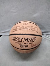 Spalding Max Grip Indoor-Outdoor Composite Leather Basketball 29.5 Worn