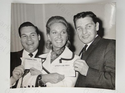 Katie Boyle Littlewoods Pools Michael Marlow James Page London 1969 Photo