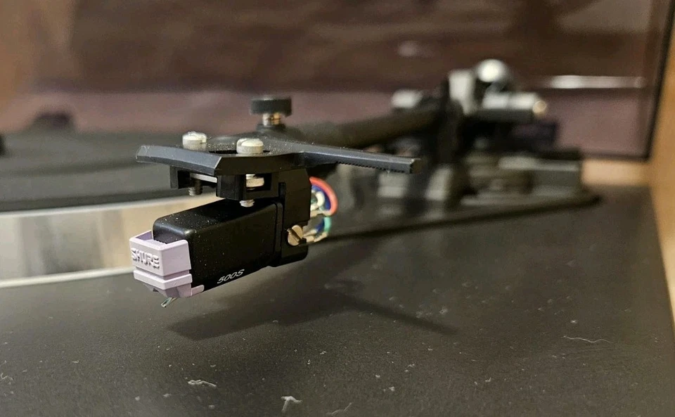 Onkyo CP-1116A - Reproductor de discos de vinilo tocadiscos estéreo vintage de retorno automático - LEER Foto 3 de 4