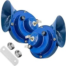 2 PCS Loud Car Horn, 12V Waterproof Snail Electric Horn, 300DB High Tone Horns R