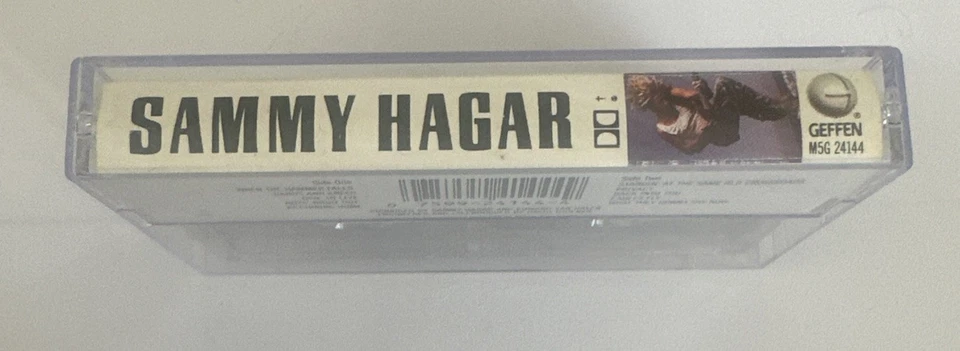 Sammy Hagar ‎– Sammy Hagar Self Titled Cassette Tape 1987  Hard Rock EX/EX - Image 4 of 4