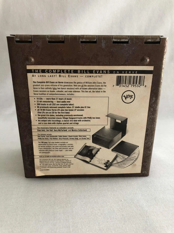 Bill Evans - The Complete Bill Evans On Verve - CD Box Set - Verve - 1997 Foto 2 de 4
