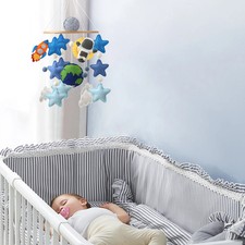 Space Baby Boy Mobile Crib Decor Astronaut Rocket Ship Nursery Gift