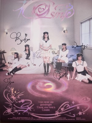 Red Velvet [Cosmic] All Member Autographed Signed Album | eBay