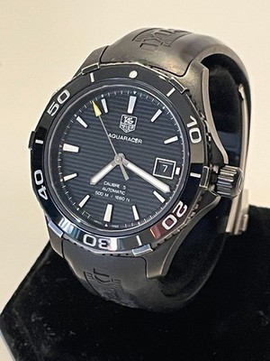 TAG Heuer Aquaracer 500M / 50ATM Calibre 5 Titanium Automatic WAK2180.FT6027 Box