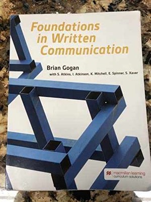 Foundations in Written - Paperback, by Brian Gogan S. - Acceptable
