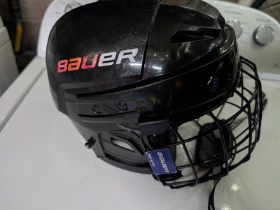 Bauer RBE IV Full Face Cage Helmet Black M-10 HECC CE Ice Hockey