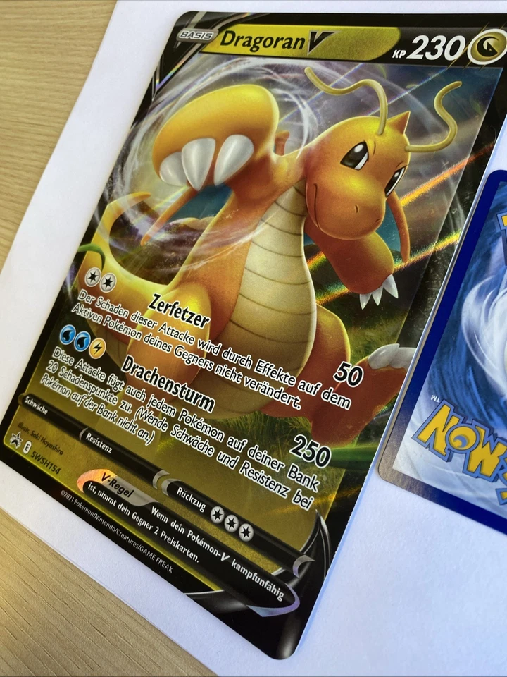 Pokemon Dragoran V SWSH154 JUMBO/XXL/OVERSIZED Promo NM DEUTSCH✅ - Bild 2 von 4