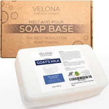 2,5,10,25 LB - GOATS MILK Soap Base by Velona...