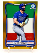2026 Bowman Chrome Jac Caglianone Gold Refractor /50 WBC Flag Variation RC