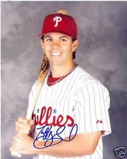 TUFFY GOSEWISCH PHILADELPHIA PHILLIES SIGNED 8X10 PHOTO