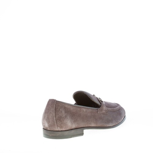 FABRIZIO SILENZI herren schuhe grau suede loafer horsebit made in Italy - Bild 3 von 8