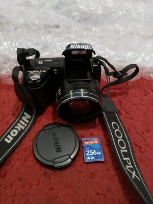 Nikon COOLPIX L110 12.1MP 15x Digital Camera - Black | eBay
