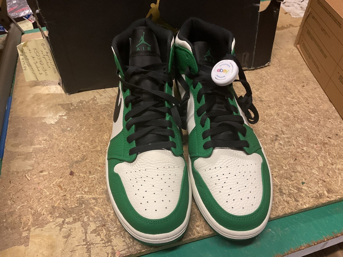 DS MENS NIKE Air Jordan 1 MID SE PINE GREEN 852542 301 SZ 12