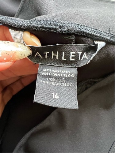 Athleta Endless High Rise Pants 16 Ankle Straight Leg Wicking Breathable Comfort - Picture 17 of 18