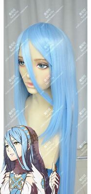 Fire Emblem Fates Birthright Aqua Azura Anime Costume Cosplay Wig &J17