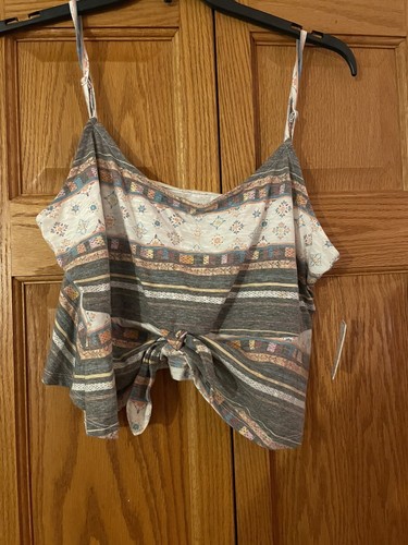 Mudd Junior Sleeveless Bow Front Front Tank Top Adjustable Straps Size XXL - Picture 2 of 10