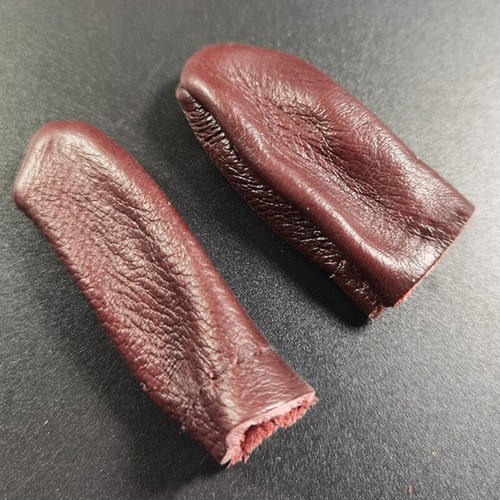 2Pcs Soft Leather Needle Felting Finger Protectors/Guards Thumb Index Finger - Bild 5 von 12