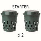2 x Underground Garden Compost Bucket / Bin * AUSTRALIAN MADE