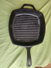LODGE USA 8SGP Cast Iron Broiler Skillet
