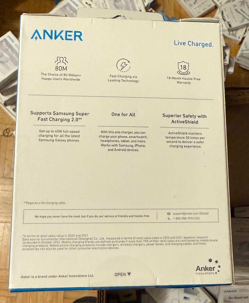 ANKER GaN 45W USB-C PD Super Fast Wall Charger ANA2643J11-1 - BRAND NEW SEALED