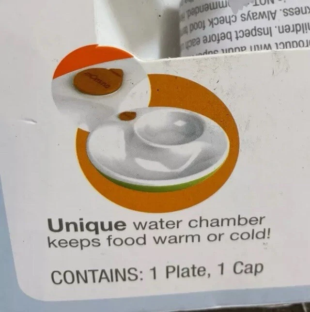 mOmma Baby Comida Plato Cálido Verde Microondas Anti Punta Cuenco Cálido 6 meses + Foto 4 de 4